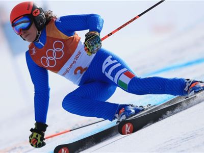 Alle Olimpiadi di Pyeongchang  2018 Federica Brignone è bronzo gigante.   