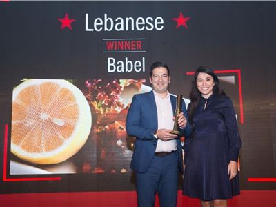Babel Restaurant @ M. H. Al Shaya receives Time out Dubai award for best Lebanese Restaurant 2019