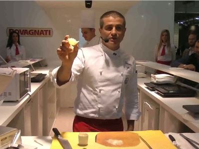 Rovagnati a TuttoFood 2013 con lo chef Francesco Gotti della Federazione Italiana Cuochi 
