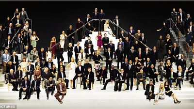 116 Hollywood stars - from Leonardo DiCaprio to Tom Cruise - pose for the ultimate A-list picture