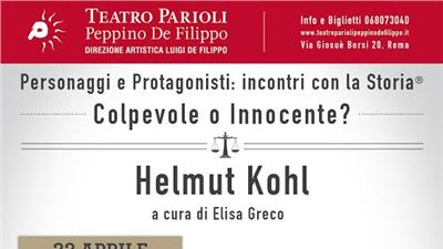 22/4 Colpevole o Innocente? Pier Ferdinando Casini interpreta Helmut Kohl.