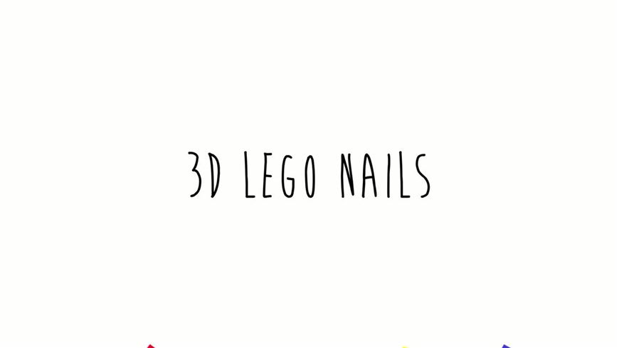 3D Lego Nails! 