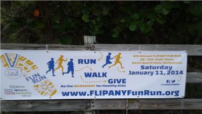 8th Annual FLIPANY Fun Run at  Hollywood - Florida