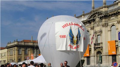 a Milano Raduno delle Harley Davidson/Open day al Politecnico 