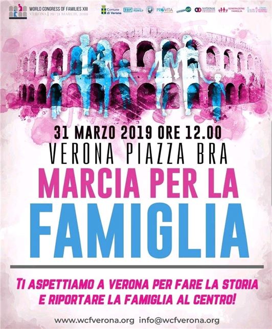 A Verona il Congresso Mondiale delle Famiglie, un'occasione d'incontro.