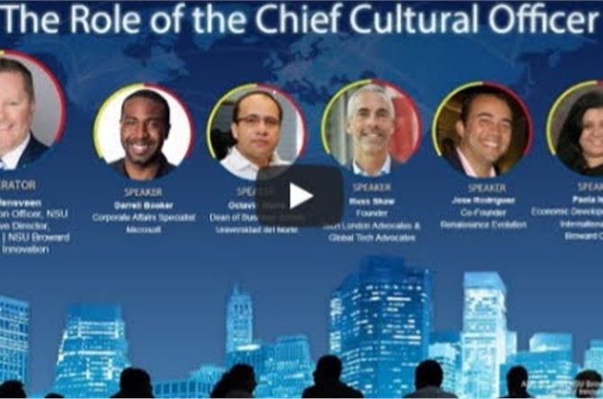 Alan B. Levan | NSU Broward Center of Innovation presents "The Role of the Chief Cultural Officer"