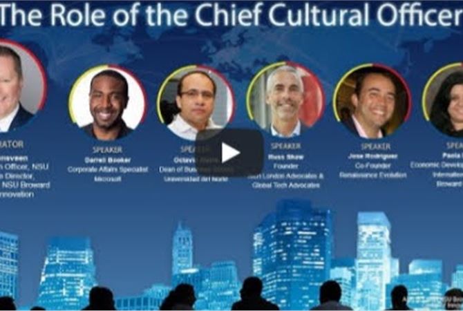 Alan B. Levan | NSU Broward Center of Innovation presents "The Role of the Chief Cultural Officer"