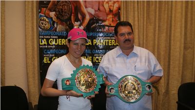 Ana María “Guerrera” Torres promete nocaut y explosiva victoria.