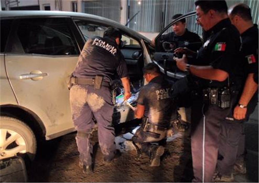 ASEGURA POLICÍA FEDERAL MÁS DE 25 KILOS DE DROGA SINTÉTICA EN COAHUILA