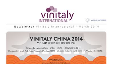 At the International Wine & Spirits Show in Chengdu 25-28 March Vinitaly International returns to the heart of China with Italian Wine excellence.