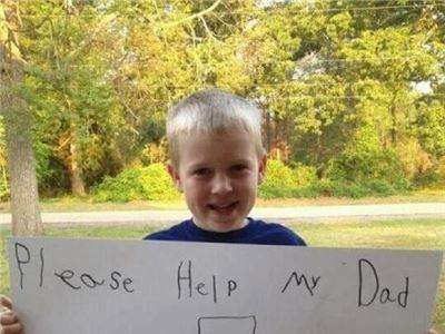 Boy hopes lemonade stand will help with dad's medical costs