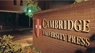 Cambridge University Press pulls sensitive journal articles in China at the request of Beijing