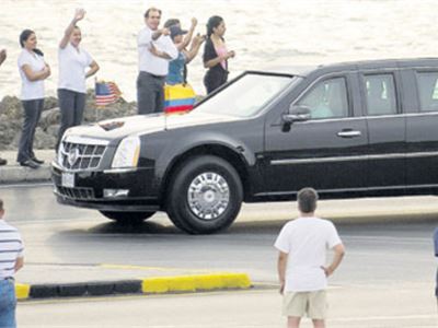 Cartagena se paralizó por la llegada de Barack Obama
