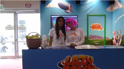 CIBUS 2014 - Parma - Italy -  DEBORA & LUNA con Lazy Town 