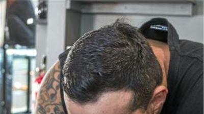 Coffee meet doughnut and Nutella by Fernando Santi of Kenilworth Bakery