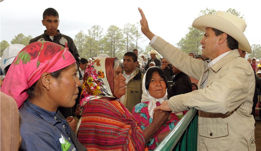 COMUNICADO: RESTAURAR UN MILLÓN DE HECTÁREAS DE ZONAS BOSCOSAS Y FORESTALES, META SEXENAL: PEÑA NIETO