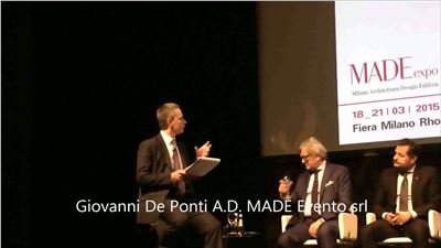 Conferenza Stampa di presentazione di MADE EXPO 2015 - Intervento di Massimo Buccilli