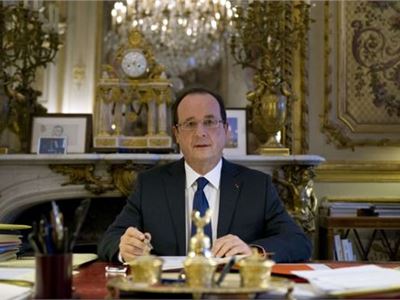 Coup dur  pour François Hollande