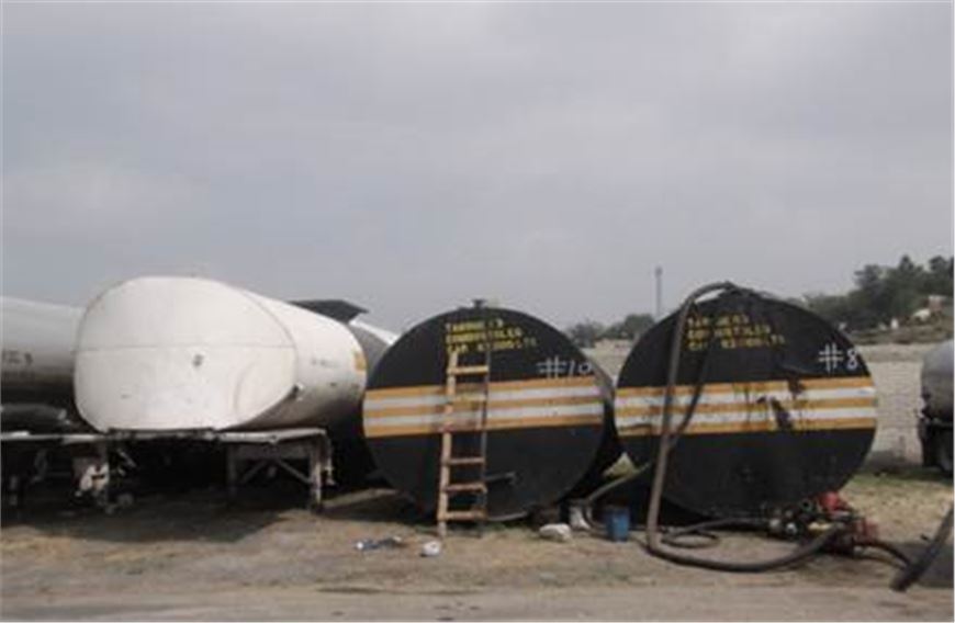 DETECTA POLICÍA FEDERAL UN PREDIO PRESUNTAMENTE UTILIZADO PARA EL  ALMACENAMIENTO ILEGAL DE HIDROCARBURO