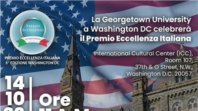 DR. ROBERTO MASIERO RECIBE EL PREMIO A LA EXCELENCIA ITALIANA EN LA UNIVERSIDAD DE GEORGETOWN