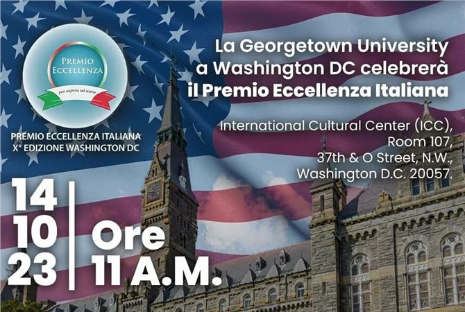 DR. ROBERTO MASIERO RECIBE EL PREMIO A LA EXCELENCIA ITALIANA EN LA UNIVERSIDAD DE GEORGETOWN