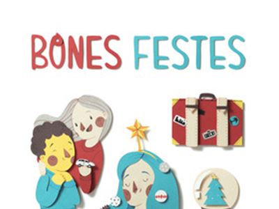 El artista valenciano Jotaká y su cartel de “Bones Festes 2018”   