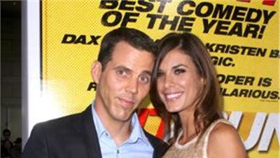 Elisabetta Canalis, at a first in Los Angeles with her new boyfriend Steve O