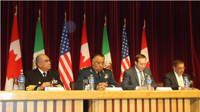 Encuentro Trilateral de Ministros de Defensa de Norteamérica en Ottawa, Canada.