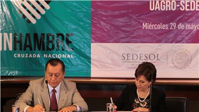 Fortalece la participación de las universidades la Cruzada Nacional Contra el Hambre