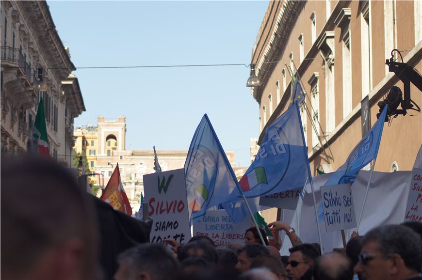 Forza Silvio siamo con te - Manifestazione a Roma del 4 agosto