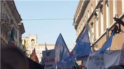 Forza Silvio siamo con te - Manifestazione a Roma del 4 agosto