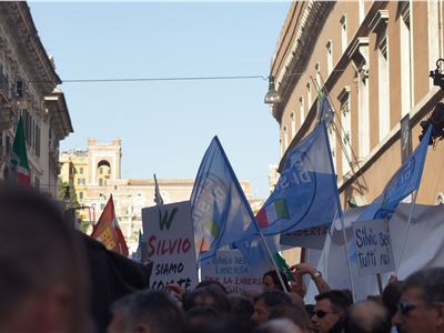 Forza Silvio siamo con te - Manifestazione a Roma del 4 agosto