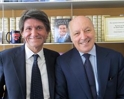 Gianmario Verona e Beppe Marotta all' Università Bocconi.