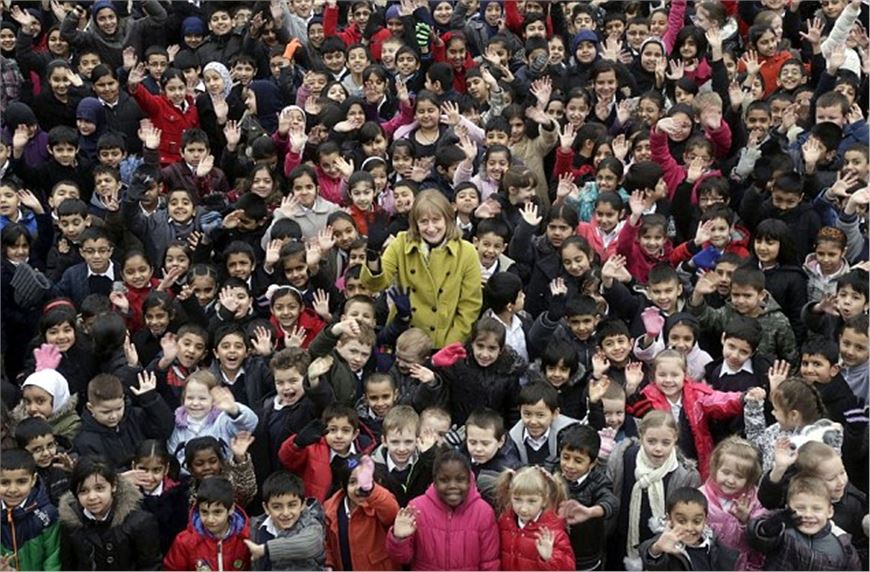 Gladstone Primary School in Peterborough, where children speak 20 languages