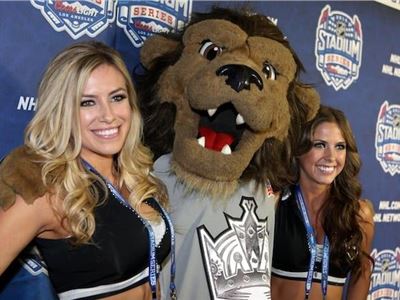 Happy 12TH birthay to LA Kings mascot Bailey... Definitely the Coolest & The Sassiest Mascot in the NHL!