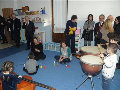 Il Governatore Maroni in visita alla Scuola Audiofonetica di Brescia: “eccellenza che vogliamo valorizzare”