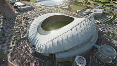 Il nuovo stadio del Qatar di 200 miliardi di dollari della Coppa del Mondo 