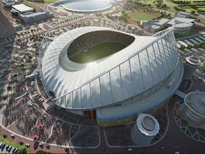 Il nuovo stadio del Qatar di 200 miliardi di dollari della Coppa del Mondo 