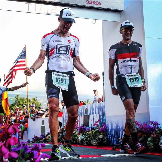 Ironman  Hawaii   Kona 2017:  Alessandro Tomaiuolo e Enzo Bergamo