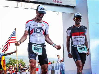 Ironman  Hawaii   Kona 2017:  Alessandro Tomaiuolo e Enzo Bergamo