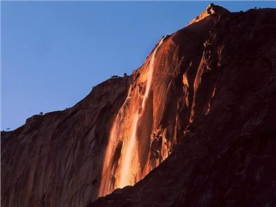 La cascata di lava 