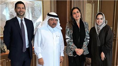 Licia Mattioli, Vice Presidente di Confindustria, visita H.E. Sheikh Faisal bin Qassim Al Thani in Qatar.