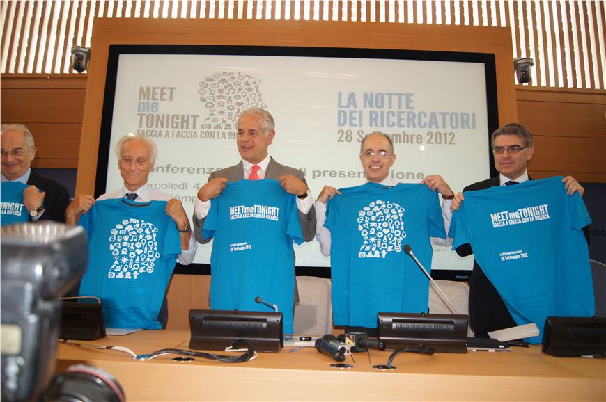 Logo dell’evento “MEETmeTonight” - la Notte dei Ricercatori 