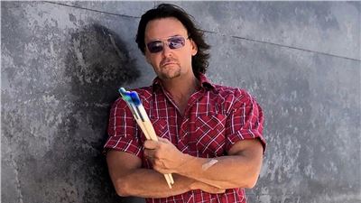 Luca Bestetti , unico allievo di De Chirico, considerato fra i massimi maestri del Neofuturismo italiano.