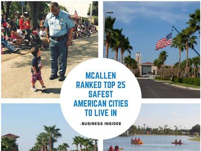 McAllen Ranked Top 25 Safest American Cities To Live in