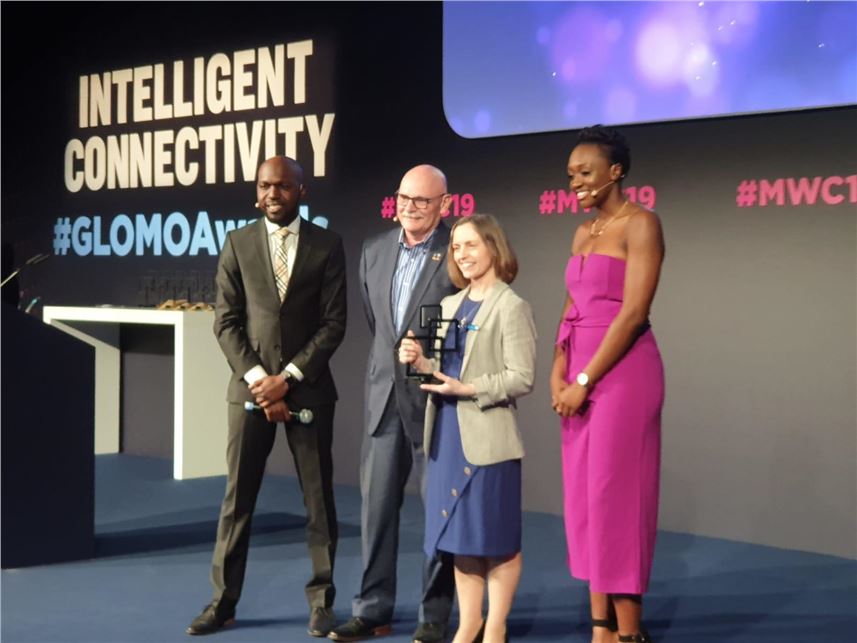 MWC Barcelona. Ericsson wins a GLOMO Award for "Best Mobile Network Infrastructure" 