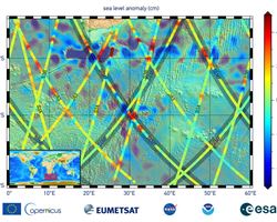 NASA, US, European Partner Satellite Returns First Sea Level Measurements