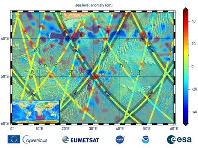 NASA, US, European Partner Satellite Returns First Sea Level Measurements