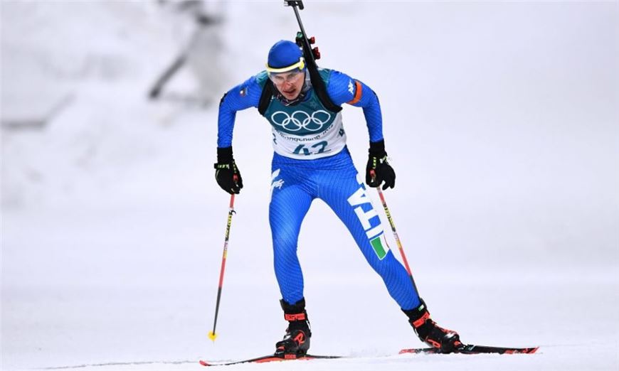 Olimpiadi di PyeongChang 2018 -  Dominik Windisch, medaglia di bronzo per l’Italia nella 10 km sprint di Biathlon 