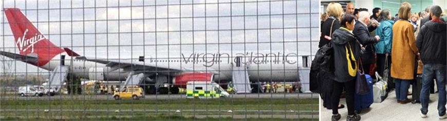 Plane with 300 passengers is forced to make emergency landing at Gatwick